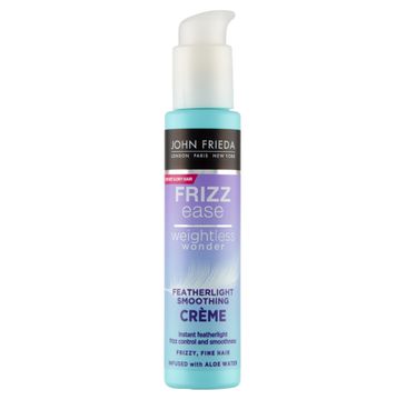 John Frieda Frizz-Ease Weightless Wonder krem nadający gładkość cienkim i puszącym się włosom (100 ml)