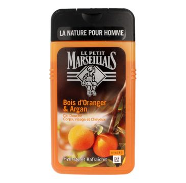 Le Petit Marseillais Nature For Men żel pod prysznic dla mężczyzn Argan i Kwiat Pomarańczy 250ml