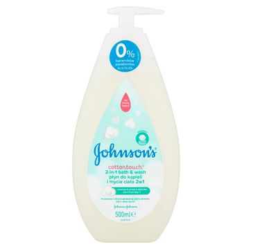 Johnson's Baby Cotton Touch Płyn do kąpieli i mycia ciała 2w1 dla dzieci 500 ml