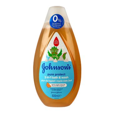 Johnson's Baby Pure Protect Płyn do kąpieli 2in1 dla dzieci 500 ml