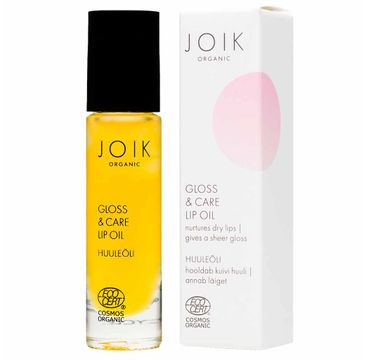 Joik Organic Gloss & Care Lip Oil zmiękczający olejek do ust (10 ml)