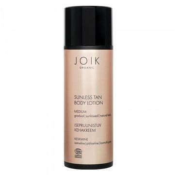 Joik Organic Sunless Tan Body Lotion samoopalający balsam do ciała Medium (150 ml)