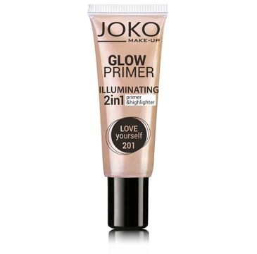 Joko Glow Primer 2w1 emulsja rozświetlająca do twarzy nr 201 Love yourself! 25 ml