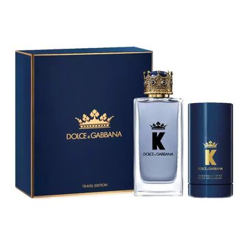 K by Dolce & Gabbana zestaw woda toaletowa spray 100ml + dezodorant sztyft 75g