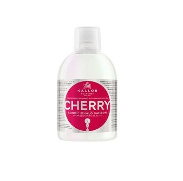 Kallos Cherry Conditioning Shampoo With Cherry Seed Oil kondycjonujący szampon z olejkiem z pestek czereśni do włosów zużytych 1000ml