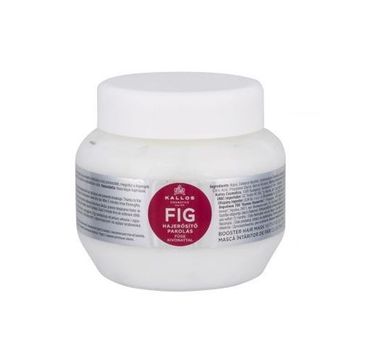 Kallos Fig Booster Hair Mask With Fig Extract maska z wyciągiem z fig do włosów cienkich i pozbawionych blasku 275ml