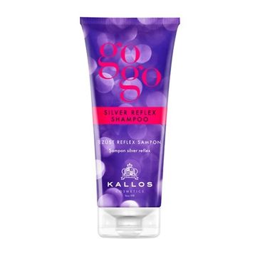 Kallos GoGo Silver Reflex Shampoo odświeżający kolor szampon do włosów 200ml
