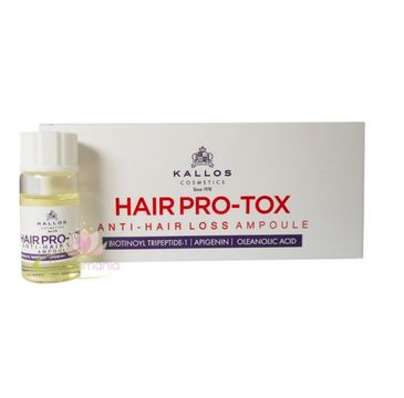 Kallos Hair Pro-Tox Anti-Hair Loos Ampoule ampułki przeciw wypadaniu włosów 6x10ml