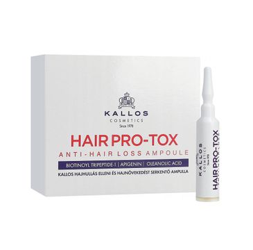 Kallos Hair Pro-Tox Anti-Hair Loos Ampule ampułki przeciw wypadaniu włosów 10x10ml