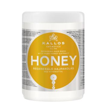 Kallos KJMN Honey Repairing Hair Mask regenerująca maska do włosów (1000 ml)