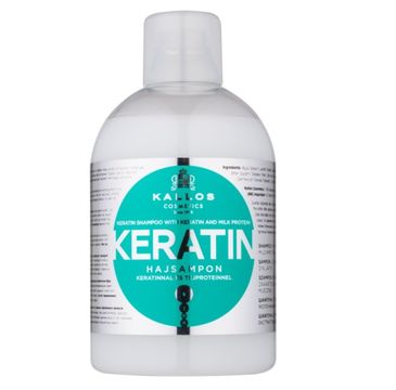 Kallos KJMN Keratin Shampoo szampon do włosów suchych i łamiących się 1000ml
