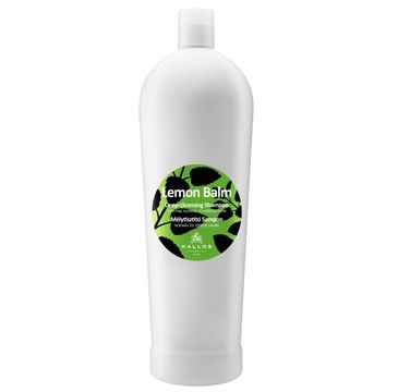Kallos Lemon Balm Deep - Cleansing Shampoo szampon do włosów głęboko oczyszczający 1000ml