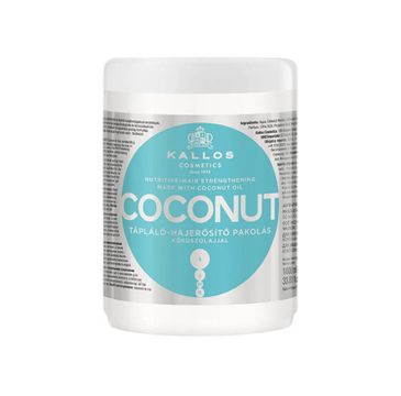 Kallos Nutritive-Hair Strengthening Mask odżywczo-wzmacniająca maska do włosów Coconut 1000ml