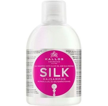 Kallos Silk Shampoo With Olive Oil And Silk Protein jedwabny szampon do włosów z proteinami oliwy z oliwek i jedwabiu 1000ml