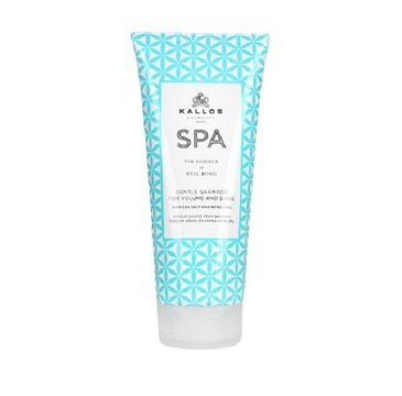 Kallos Spa Gentle Shampoo For Volume and Shine szampon wzmacniający i dodający połysku Sea Salt & Neroli Oil 200ml