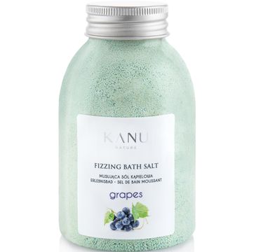 Kanu Nature Fizzing Bath Salt sól musująca do kąpieli winogrono (250 g)