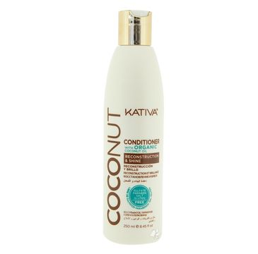 Kativa Coconut Conditioner kokosowa odżywka do włosów odbudowująca i nadająca połysku 250ml