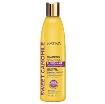 Kativa Sweet Camomile Shampoo Manzanilla szampon do włosów blond 250ml