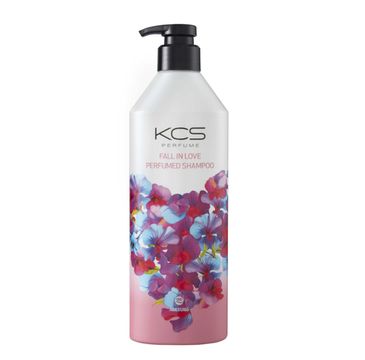 KCS Fall in Love Perfumed Shampoo perfumowany szampon do włosów farbowanych suchych i zniszczonych (600 ml)