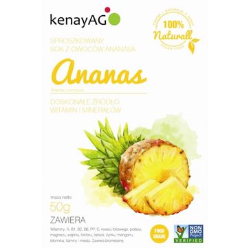 KenayAg Ananas sproszkowany sok 50g