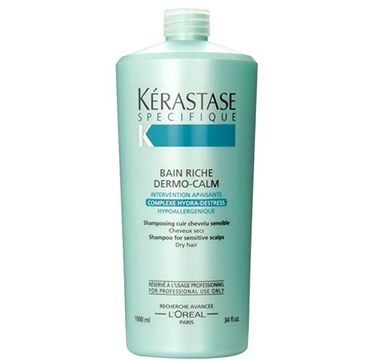 Kerastase Bain Riche Dermo-Calm Shampoo oczyszczający szampon kojący do wrażliwej skóry głowy 1000ml