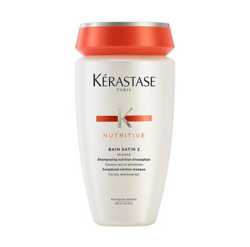 Kerastase Nutritive Bain Satin 2 Exceptional Nutrition Shampoo kąpiel odżywcza do włosów suchych lub uwrażliwionych 250ml