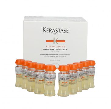 Kerastase Nutritive Fusio-Dose Concentre Oleo-Fusion ampułki odżywiające do włosów suchych i uwrażliwionych (10 x 12 ml)