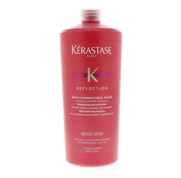 Kerastase Reflection Bain Chromatique Riche Multi-Protecting Shampoo szampon do włosów farbowanych lub z pasemkami 1000ml