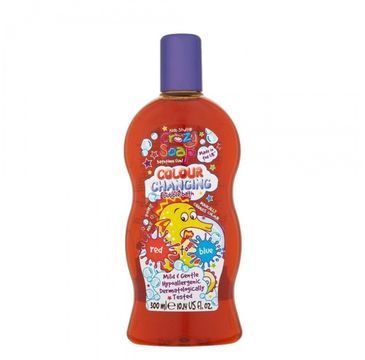 Kids Stuff Crazy Colour Changing Bubble Bath magiczny płyn do kąpieli zmieniający kolor wody z czerwonej na niebieską (300 ml)