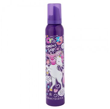 Kids Stuff Crazy Foaming Soap pianka oczyszczająca do kąpieli i zabawy Purple (225 ml)