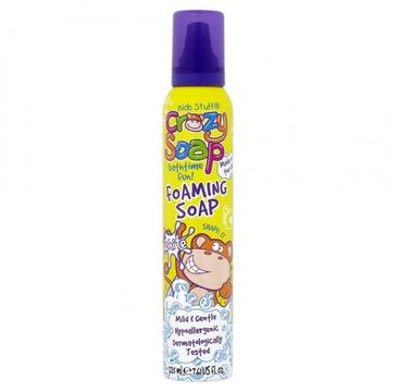 Kids Stuff Crazy Foaming Soap pianka oczyszczająca do kąpieli i zabawy White (225 ml)