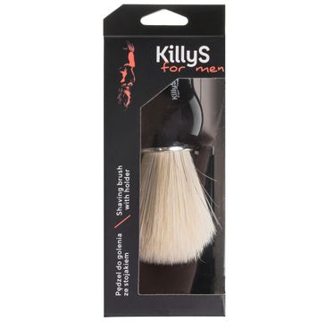 KillyS For Men Shaving Brush pędzel do golenia ze stojakiem