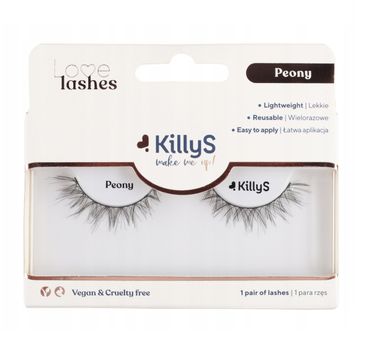 KillyS Make Me Up! Love Lashes sztuczne rzęsy na pasku Peony