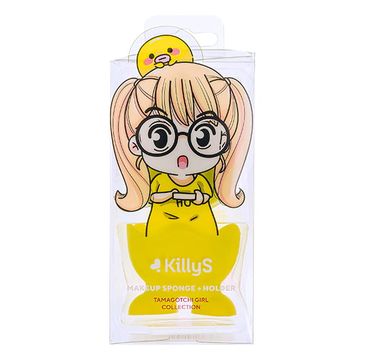 KillyS Tamagotchi Girl gąbeczka do makijażu ze stojakiem Lime 1szt.