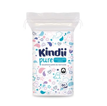 Kindii Baby Sensitive płatki kosmetyczne 60 szt.