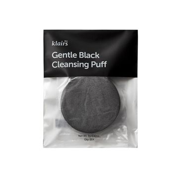 Klairs Gentle Black Cleansing Puff gąbeczka do oczyszczania twarzy