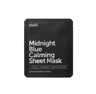 Klairs Midnight Blue Calming Sheet Mask łagodząca maska w płachcie 25ml