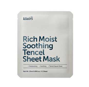 Klairs Rich Moist Soothing Tencel Sheet Mask regenerująca maska bawełniana na twarz 25ml