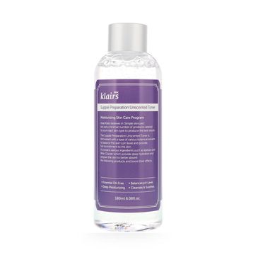 Klairs Supple Preparation Unscented Toner nawilżający tonik do twarzy 180ml