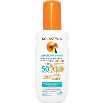 Kolastyna emulsja ochronna w sprayu dla dzieci SPF 50 Wrażliwa Skóra (150 ml)