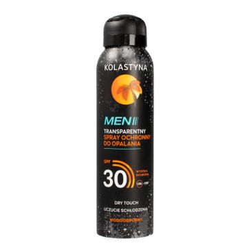 Kolastyna Opalanie Men Transparentny Spray ochronny do opalania SPF30 150 ml