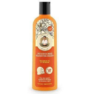 Kolorowa Babcia Agafia szampon do włosów rokitnikowy objętość i puszystość 280 ml