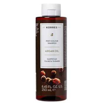 Korres Argan Oil Post-Colour Shampoo szampon do wÅ‚osÃ³w farbowanych 250ml