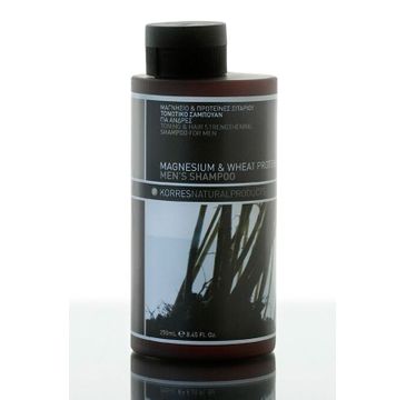 Korres Men's Shampoo szampon do wÅ‚osÃ³w z magnezem i proteinami pszenicy tonizujÄ…cy i wzmacniajÄ…cy (250 ml)