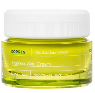 Korres Santorini Grape Pore Refining Cream krem do twarzy zmniejszający widoczność porów 40ml