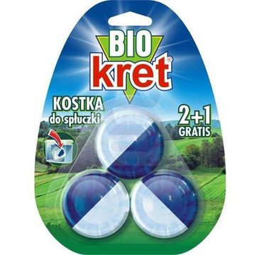 Kret Bio kostka do spłuczki z aktywatorem enzymatycznym (3 x 50g)