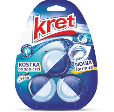 Kret Kostka do spłuczki Ocean Fresh 3x50g