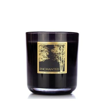 Kringle Candle Black Line Collection świeca z dwoma knotami Enchanted (340 g)