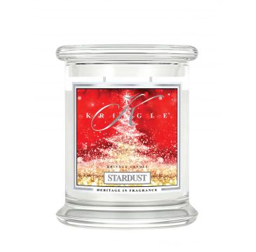 Kringle Candle średnia świeca zapachowa z dwoma knotami - Stardust (411 g)