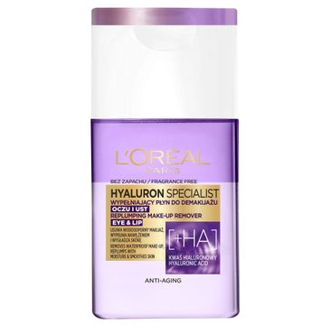 L’Oreal Hyaluron Specialist Wypełniający płyn do demakijażu oczu i ust (125 ml)